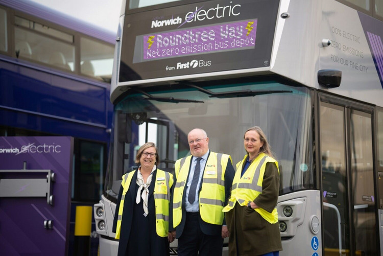 First Bus Depot Sprowston Verfied Net Zero